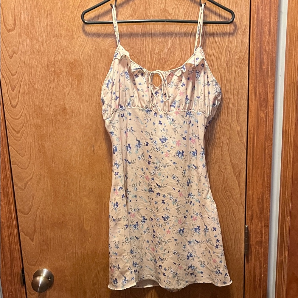 Floral Spaghetti Strap Dress